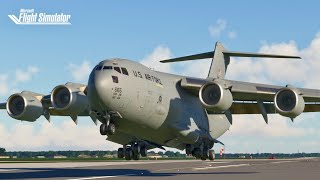 C-17 Globemaster Cargo Ops | Microsoft Flight Simulator MSFS | Advanced Sound | Ultra 4K C-17 Globemaster Cargo Ops | Microsoft Flight Simulator MSFS | Advanced Sound | Ultra 4K