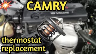 Toyota Camry 2.4L Thermostat Replacement | Overheating | Corolla
