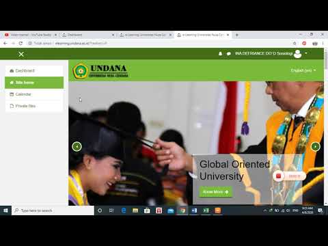 Cara Login E-learning UNDANA | Kuliah Online