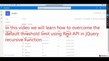 SharePoint List Overcome 5000 item limit threshold, Dealing with More than 5000 record using jQuery