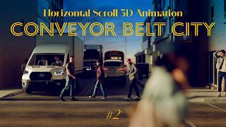 Cinematic Horizontal Scroll 3D Animation #2 — Twilight Flow