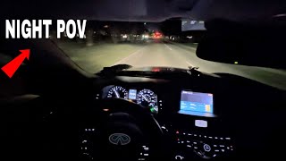 Straight Piped Infiniti M56 Hits The Streets! (POV DRIVE) [4K]