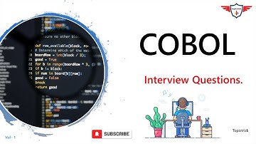 Top 10 COBOL Interview Questions | COBOL Scenario Based Interview Questions | COBOL Tutorial.