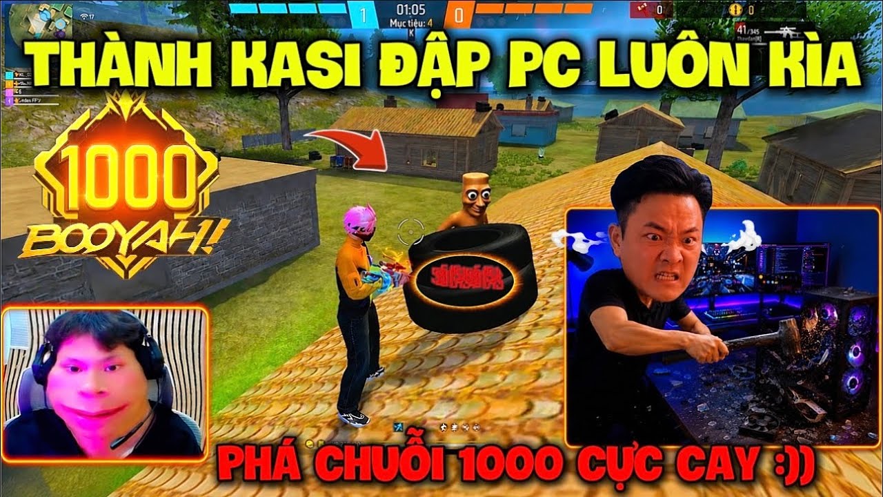 Thành Kasi Cay Cú “Suýt Đập Luôn Bộ PC 50 Củ Vì Bị K1 Đá Live Phá Bay Chuỗi 1000 TC” Và Cái Kết ???