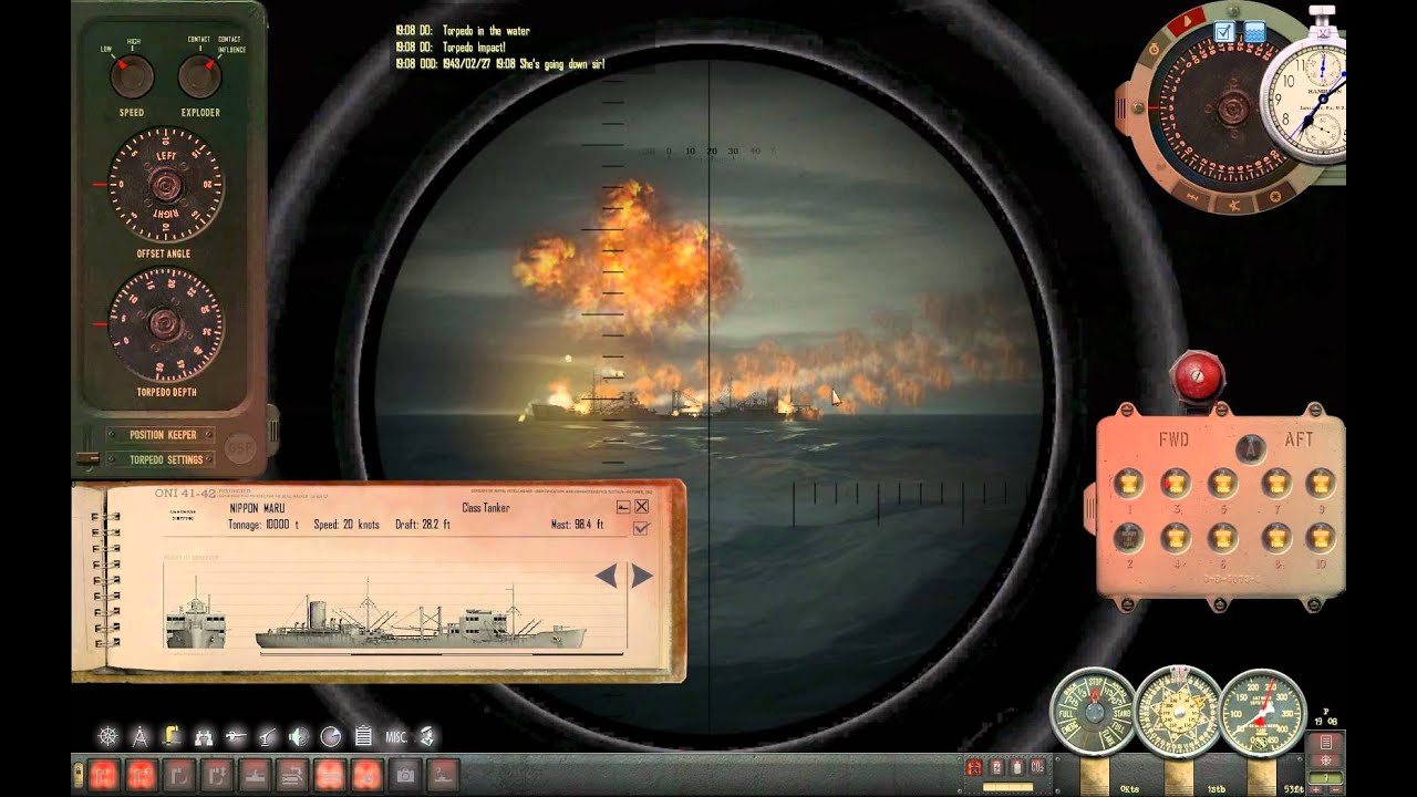 Let's Play Silent Hunter IV with mods (part 21) Floating Bomb, Stinky Sinky, Arms Merchants