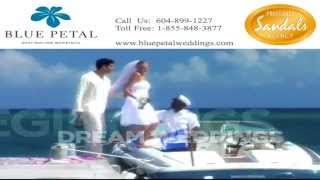 Blue Petal Destination Wedding ideas - Sandals Resorts