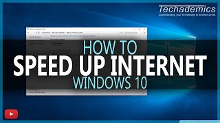 Today, you will learn how to speed up internet connection for windows
10. this can be done by changing the dns servers connect which give a
s...