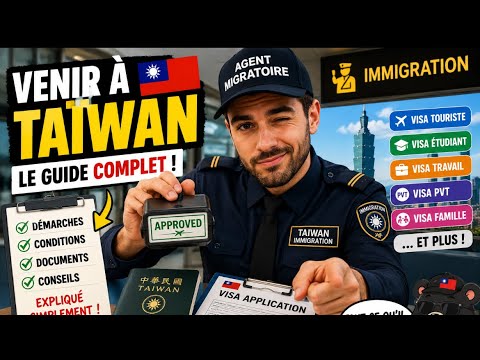 Venir à Taïwan 🇹🇼 : Tous les visas expliqués simplement ! 