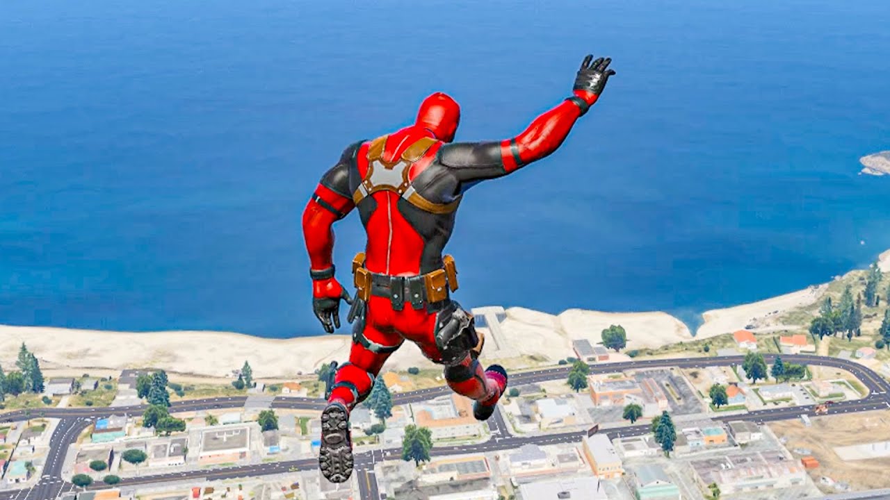 Deadpool Euphoria Physics Ragdoll Compilation  GTA 5 Funny Moments & Crazy Fails  Pt 07