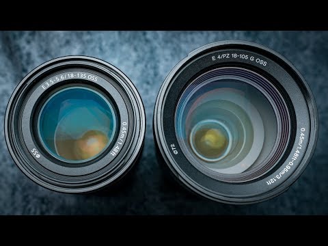 Sony 18 135mm F 3 5 5 6 Vs Sony 18 105mm F 4 Youtube