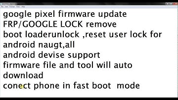 Google pixel firmware update FRP/GOOGLE LOCK  remove boot loop fix