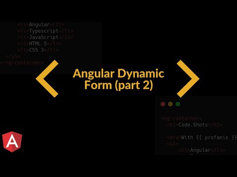 Angular Dynamic Form using Reactive Forms - Part 2