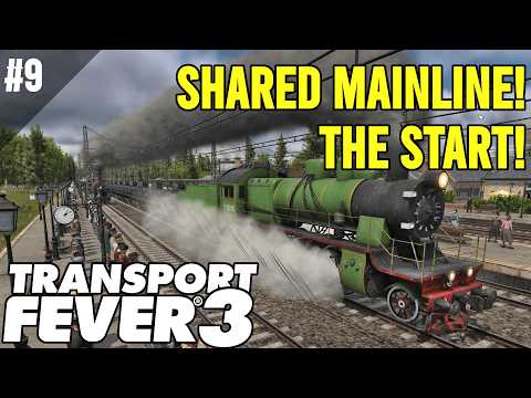 Cargo and Passenger on the same network! | E9 | Transport Fever 3