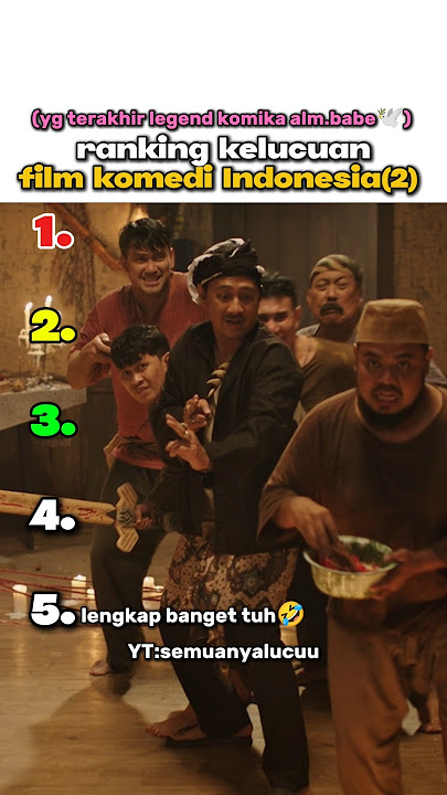 ranking film komedi Indonesia(2) #lucu #ngakak