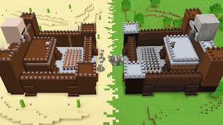 Замок Разбойников Против Замок Жителей В Майнкрафт Топовский Minecraft