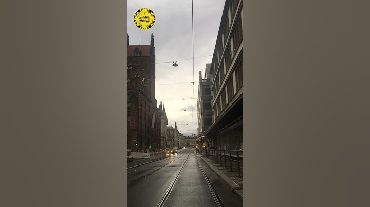 München: Trambahnfahrt Arnulfstrasse zur Prielmayerstrasse