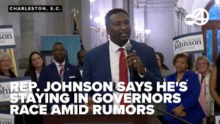 State Rep. Johnson says he’s staying in governor’s race amid rumors of dropping bid