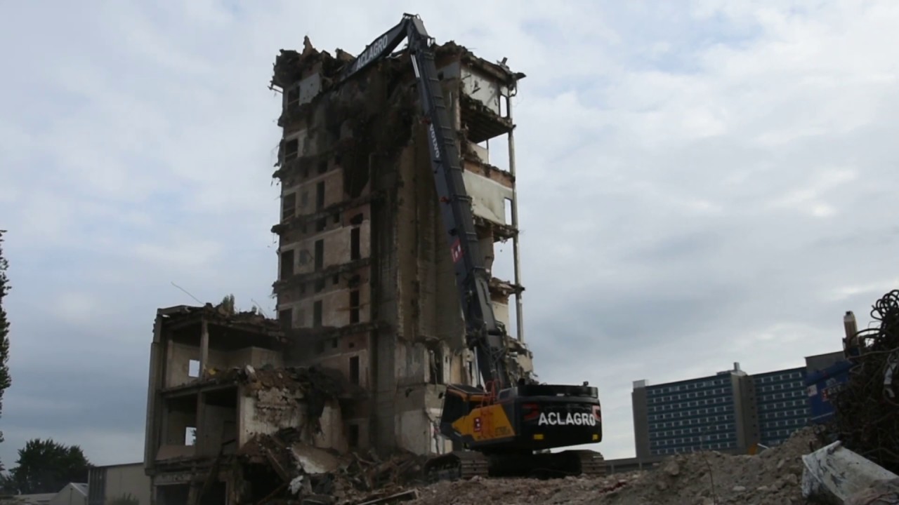 Volvo EC 750E HR high reach demolition excavator Aclagro NV YouTube