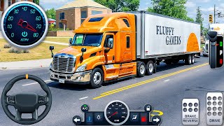 American Cargo Truck Trailer Driving 3D - Transporter Delivery Truck Simulator - Android Gameplay