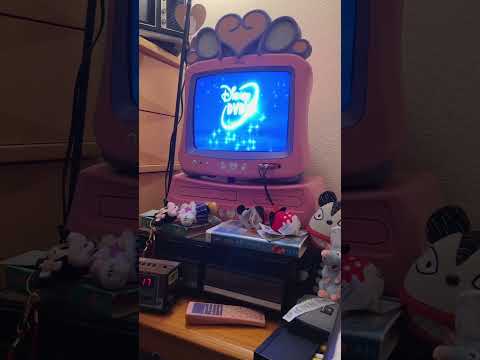 Disney DVD Intro On A Disney Princess CRT TV Disney Crt Tv