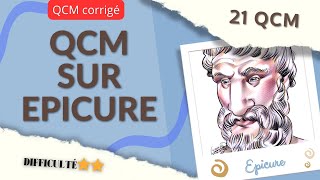 Epicure et l'épicurisme - 21 QCM - Difficulté: ⭐⭐