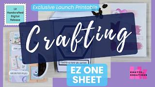 EZ Wonder Die #4 One Sheet Printable: "Crafting" - Scaveger Hunt through August 2026 & Project Share