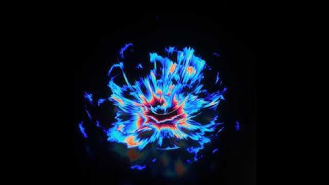 Stylized Blue Fire Bursts