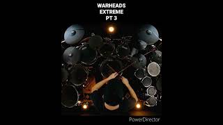 WARHEADS . EXTREME . DRUMCOVER . PT 3 #drumcover #extreme #shorts