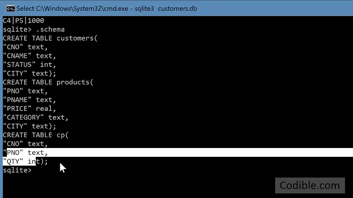 Codible SQLite video 5: SQLite 3 - joining and querying two or three tables