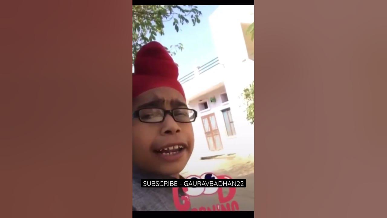 SASRIKAL JI GOOD MORNING FUNNY VIDEO OF CUTTER JATT funny memes 