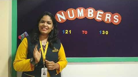 Numbers from 121 to 130 | Maths | Little Bees International Play School