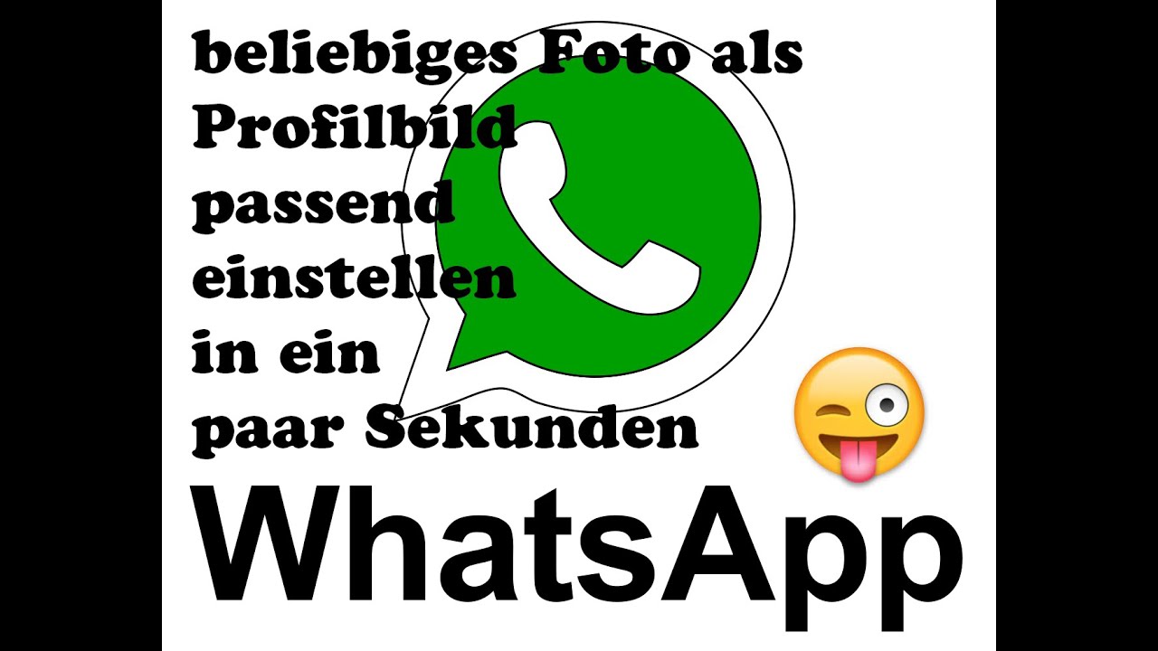 Whatsapp profilbild größe anpassen