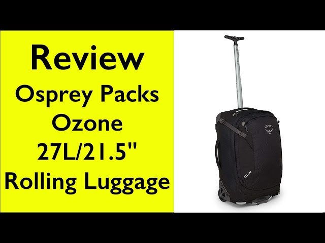 Osprey Ozone 2-Wheel Carry on 40L - Black