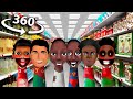 Sprunki OC 18 IshowSpeed Tenge Cristiano - Supermarket in 360° Video | VR/ 8K