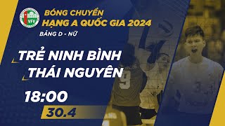 🔴Trực tiếp | Trẻ Ninh Bình vs Thái Nguyên | Bảng C - Nữ giải bóng chuyền hạng A quốc gia 2024