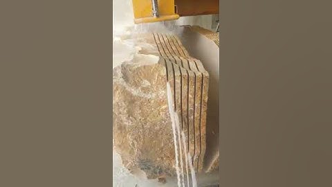 WANLONG Stone Machinery QSQ-2500 Multiblade Bridge Saw Granite Marble Stone Block Cutting Machine