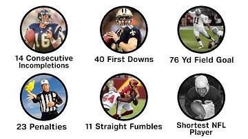 Every Weird NFL Record Explained in 16 Minutes