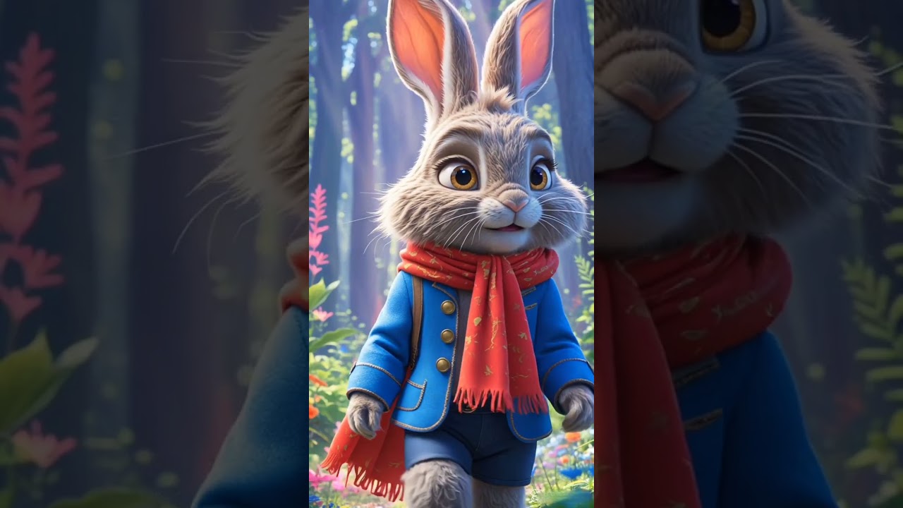 A Rabbit’s Journey Through a Magical Forest | AI Fantasy Short 🐇 