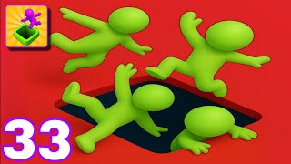 DROP AWAY COLOR PUZZLE : GAMEPLAY LEVEL 33