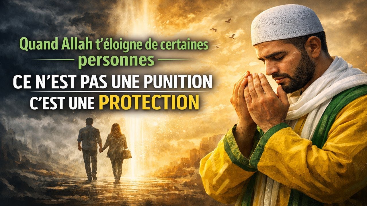 Si Allah t'éloigne de quelqu'un, ce n'est jamais un hasard, retire des personnes pour te protéger