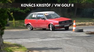 Kovács Kristóf / VW Golf II / Bakonyszentlászló Szlalom 2.forduló 2024. - TheLepoldMedia