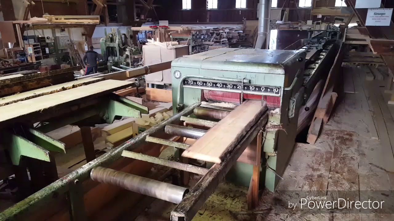 Sägewerk Höllmühle Produktion - YouTube