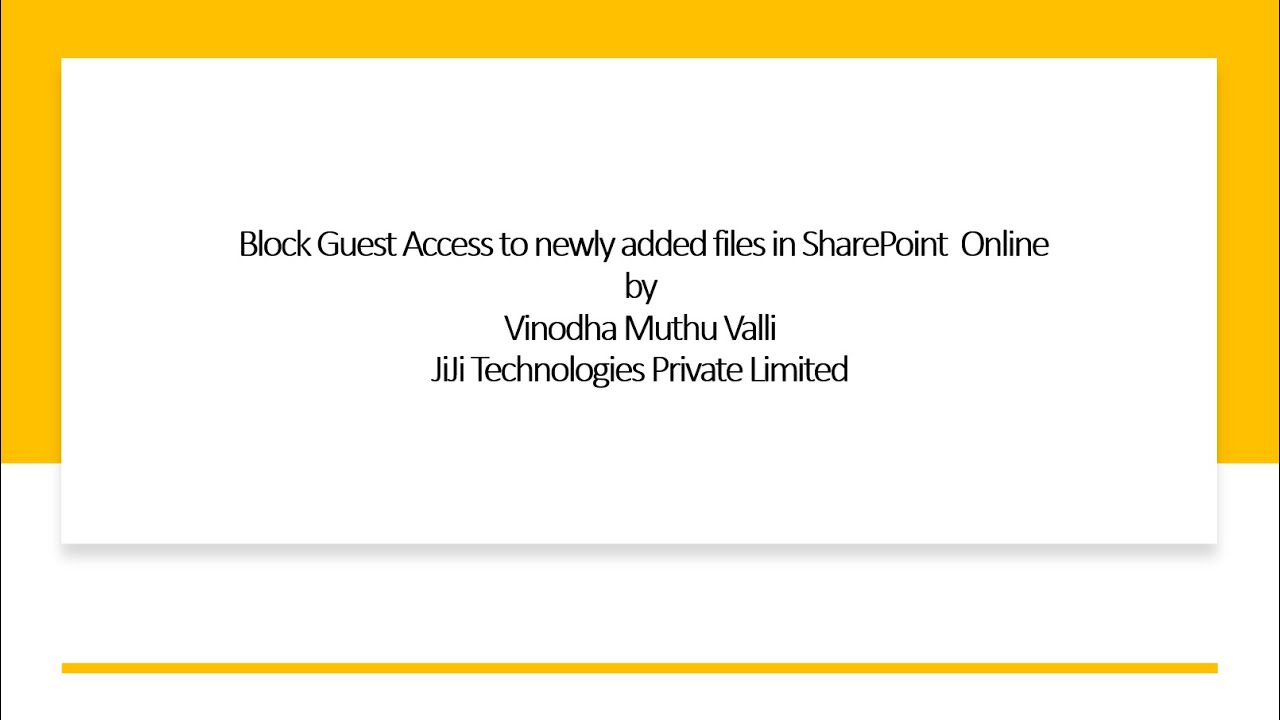 Block guest access to newly added files in SharePoint Online - Sensitive by default