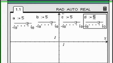 TI-Nspire Mini-Tutorial: Exploring Graphs of Rational Functions with Sliders