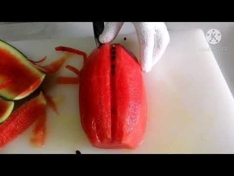วีดีโอ: วิธีทำถาดแตงโมสำหรับสลัดผลไม้