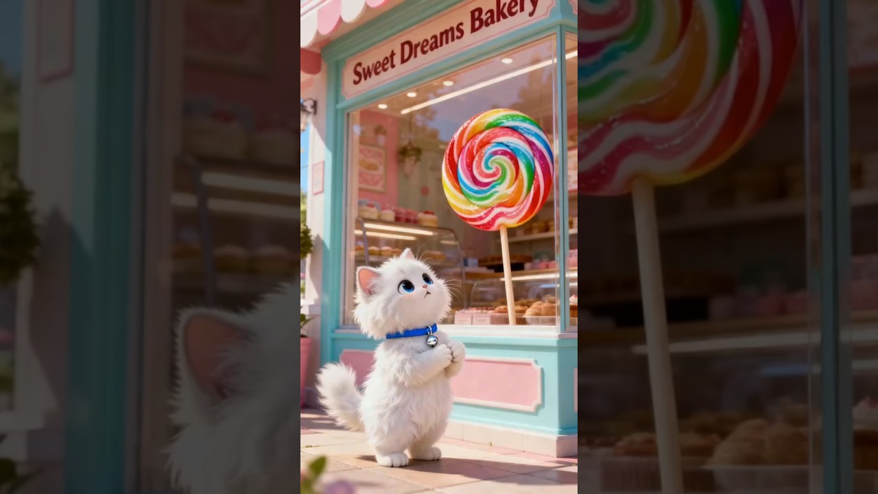 Kitten's Lollipop MISHAP! What Happened Next😱 