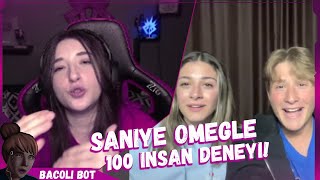 Pqueen - Omegle100 Insan Deneyi. İzliyor Saniye