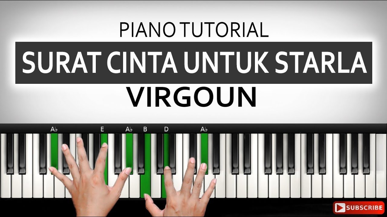 Belajar Piano Surat Cinta Untuk Starla Virgoun Part 1 Belajar Piano Keyboard