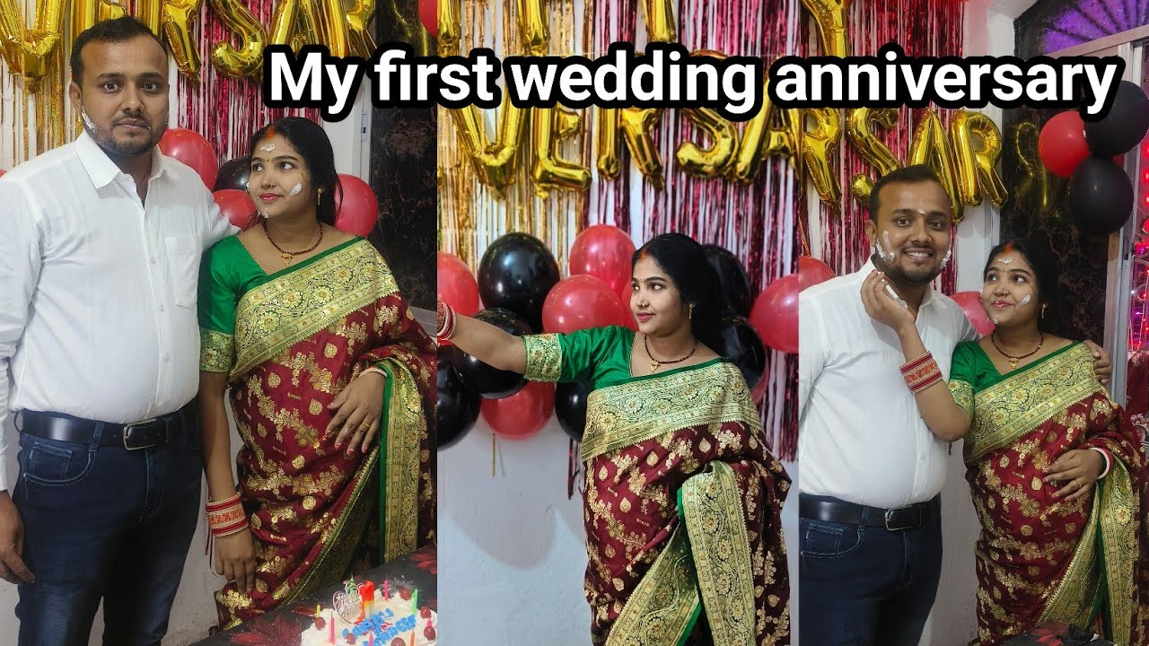 My first wedding anniversary// My anniversary look/My 1st marriage anniversary 24 Nov 2025