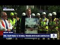 President Trump speaks to the media outside the White House: LIVE